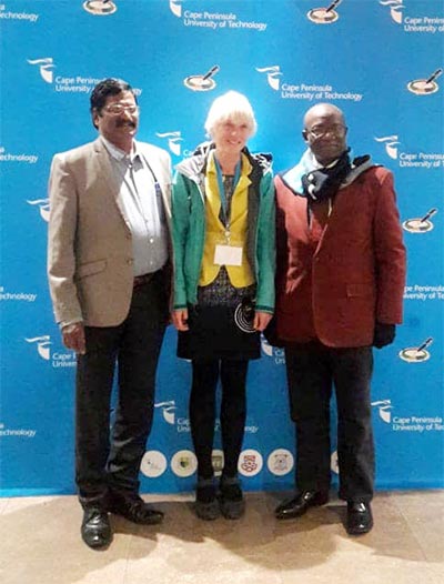 VC., Olabisi Onabanjo University, Prof. G.O. Olatunde with other Keynote speakers at the Conference in South Africa