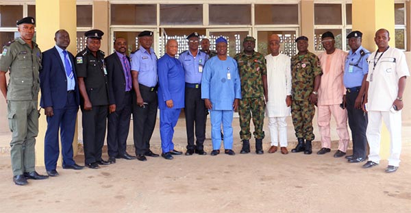 University functionaries and the Security Chiefs