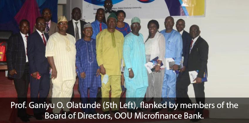 OOU Microfinance Bank Declares N12.3m Profit - Home | Olabisi Onabanjo  University