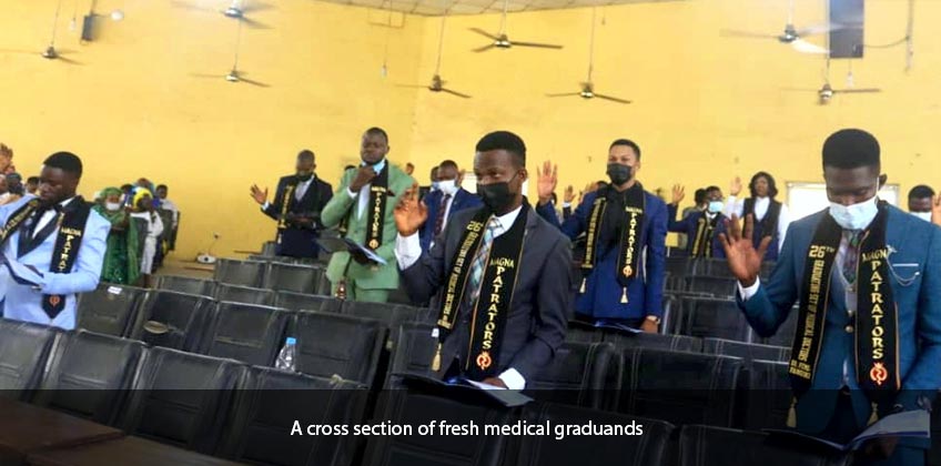 MDCN Inducts fresh set of OOU Medical Graduands image