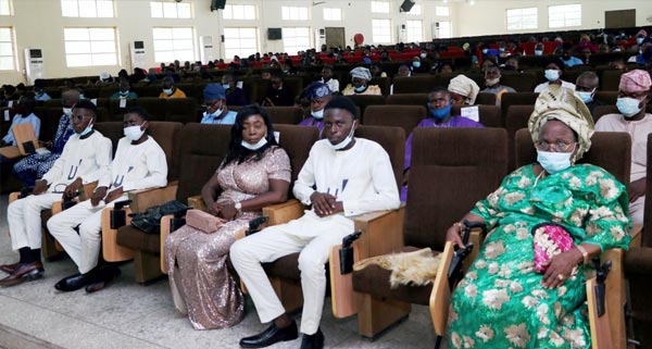 A cross section of the audience at the 96th Inaugural Lecture